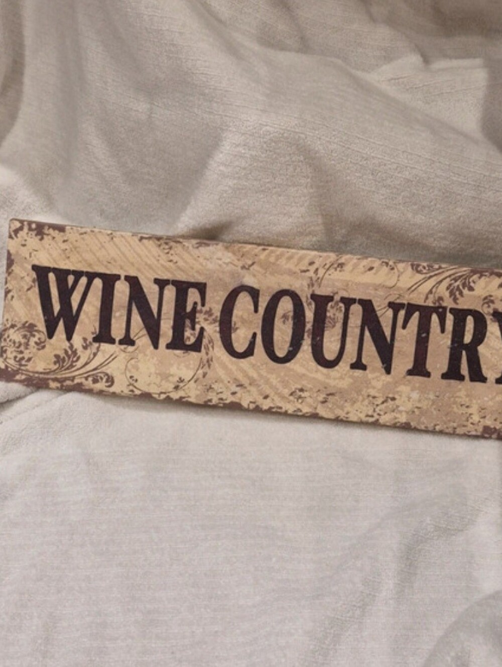 Wine Country Sign Decor